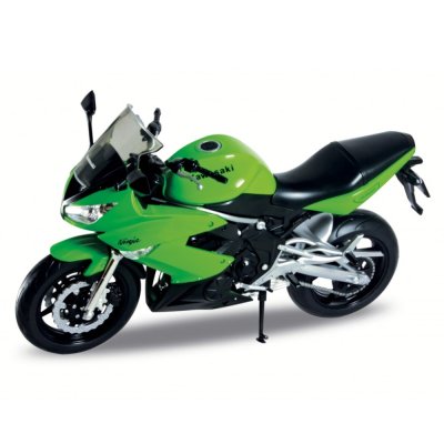 Welly Motocykl Kawasaki Ninja 650R 1:10 zielony