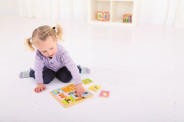Bigjigs Toys Houten Inlegpuzzel 9 Dieren