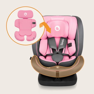 LIONELO Bilbarnstol Bastiaan i-Size (40-150 cm) Pink Baby
