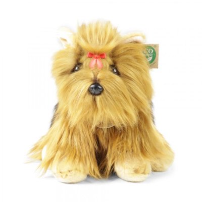 Rappa Câine de pluș Yorkshire Terrier șezut 30 cm ECO-FRIENDLY
