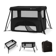 KINDERKRAFT Cuna de viaje Cami Black