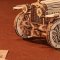 RoboTime Drewniane Mechaniczne Puzzle 3D Zabytkowy Samochód
