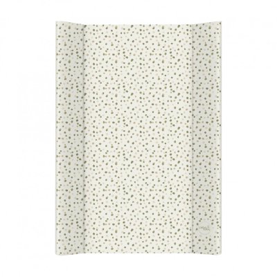 CEBA BABY Wickelauflage 2-seitig mit fester Platte (50x70) Basic Spots