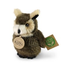 Rappa Pluche vogel uil/oehoe 13 cm ECO-FRIENDLY