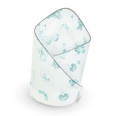 BELISIMA Bombažna povojka s kokosovim odstranljivim vložkom Baby Boy 75x75 cm