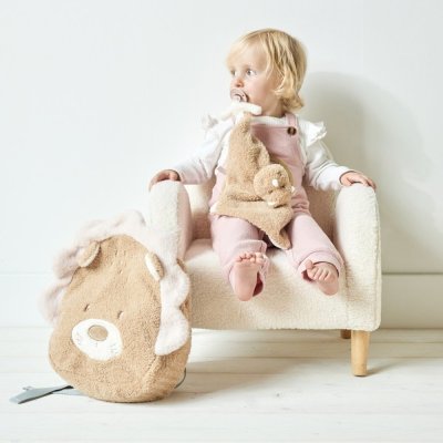 NATTOU Mazlíček plyšový maxi Teddy medvídek 28 x 28 cm, 0m+