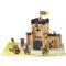 Jeujura Jeu de construction en bois 270 pièces Château avec catapulte