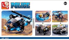 Sluban Polizei 4in1 M38-B0638B Hubschrauber