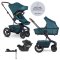 EASYWALKER Kombikinderwagen Harvey⁵ Premium 2v1 Jade Green LITE AIR + CYBEX Aton B2 i-Size