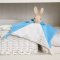 Rainbow Doudou en peluche lapin Flopsy bleu