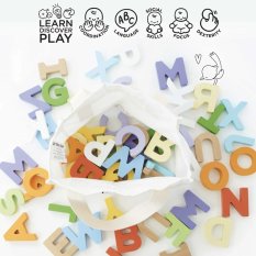 Le Toy Van Letters in Canvas Bag
