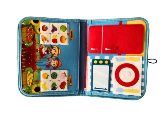 2Kids Toys Sensoryczna książeczka busy Dinozaury 3