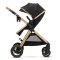 KINDERKRAFT Kombikinderwagen 3in1 Esme Pure Black