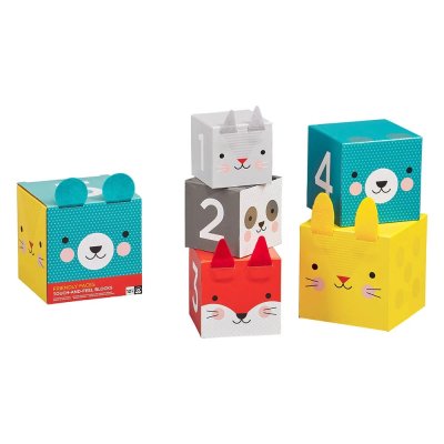 Petit Collage Torre de Cubos 1-2-3 Animales