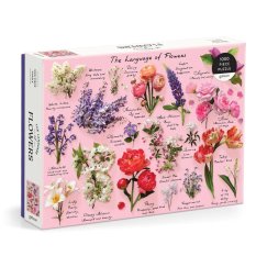 Galison Puzzle The language of flowers 1000 piezas