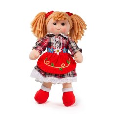 Bigjigs Toys Poupée de chiffon Mandie 34 cm