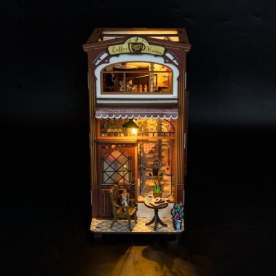 2Kids Toys 3D Puzzle Bookend Miniature House Café
