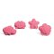Bigjigs Toys Silikonowe foremki różowe Coral