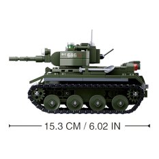 Sluban WWII M38-B0686 Char soviétique BT7