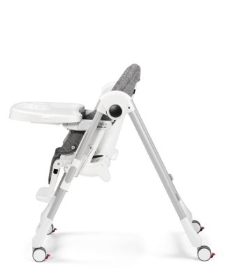 PEG PÉREGO Esszimmerstuhl Prima Pappa Follow Me Wonder Grey 2022 + gratis Bar