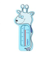 BABYONO Waterthermometer giraffe blauw met stropdas