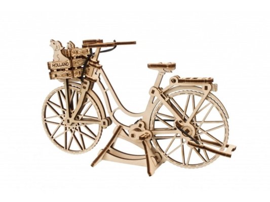 Ugears Puzzle 3D de madera mecánico Bicicleta Holandesa