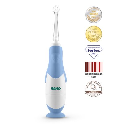 NENO Elektryczna szczoteczka do zębów Denti Blue 0-3r