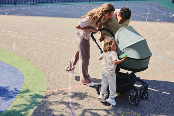 EASYWALKER SET Kinderwagen 4in1 Harvey⁵ Midnight Black LITE RWS +CYBEX Aton B2 i-Size, Basis