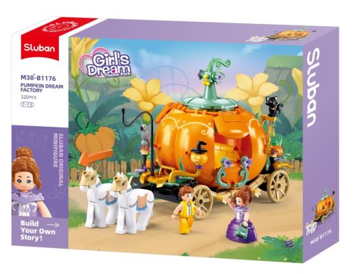 Sluban Girls Dream Pumpkin M38-B1176 Calèche citrouille magique