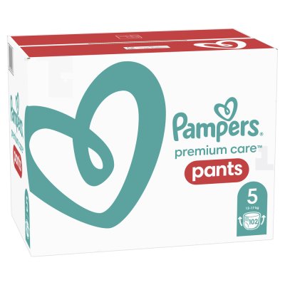PAMPERS Premium Care Windelhöschen Größe 5 (12-17 kg) 102 Stk