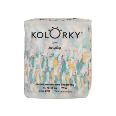 KOLORKY DAY Pleny jednorázové eko, štětec XL (12-16 kg) 17 ks