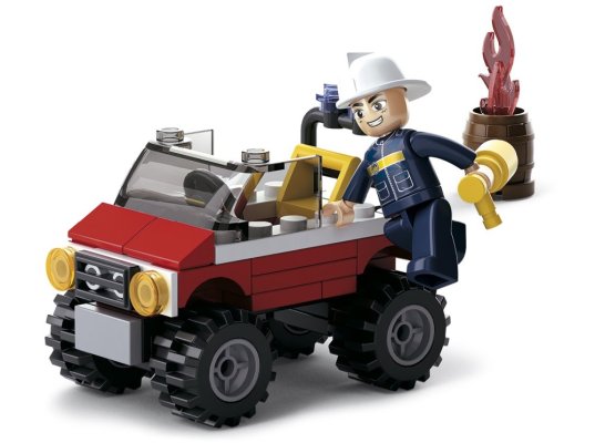 Sluban Tűzoltók M38-B0621 Jeep