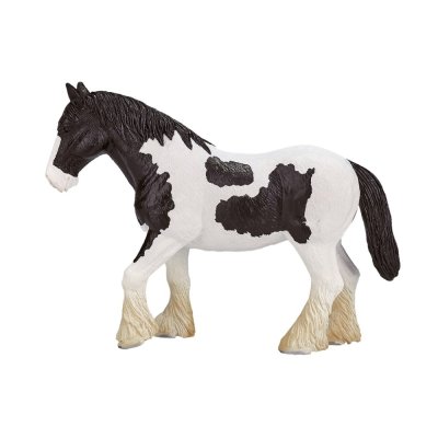 Mojo Cheval Clydesdale noir et blanc