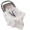 EKO Fußsack Wickel für Autositz VELVET Fox 110x100 cm
