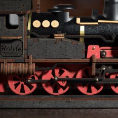 RoboTime 3D Holzpuzzle Vintage Dampflokomotive