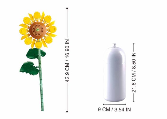 Sluban Flowers M38-B1101-10 Floarea-soarelui în vază