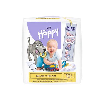 BELLA HAPPY Baby Maty dziecięce (60x60 cm), 10 szt