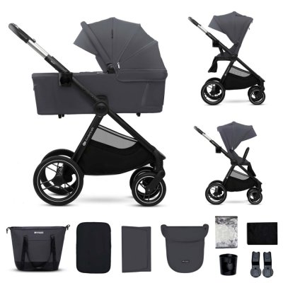 KINDERKRAFT Kombikinderwagen Nea 2 2in1 Dark Grey