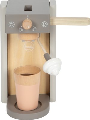 small foot Leseni aparat za kavo z dodatki Tasty siv