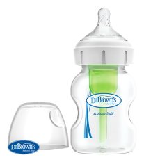 DR.BROWN'S Biberon anticolico Opzioni+ collo largo 150 ml in plastica