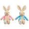 Hochet en peluche arc-en-ciel Lapin Peter & Flopsy 1 pc