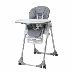 CHICCO Sedia da pranzo Polly Easy - Grigio Melange