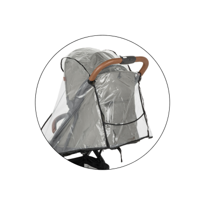 PETITE&MARS Rainy Compact pláštenka na menší sportovní kočárek