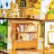 RoboTime 3D houten modelbouwpuzzel Miniatuur poppenhuis Puppyhuis