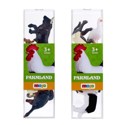 Mojo Mini mundo Animais da quinta conjunto de 6 peças - conjuntos variados