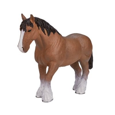 Mojo Clydesdale Horse Light Brown