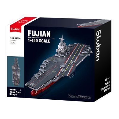 Sluban Model Bricks M38-B1188 Vliegdekschip Fujian