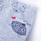 Legging gladde PRINT Outlast® - grijze gemêleerde dieren