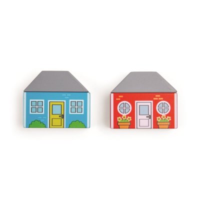 Bigjigs Rail Caminho de Ferro de Madeira com Campo 80 peças