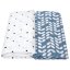 MOTHERHOOD Premium muslinska deka i povijanje 2 kom Blue Classics 100x120 cm